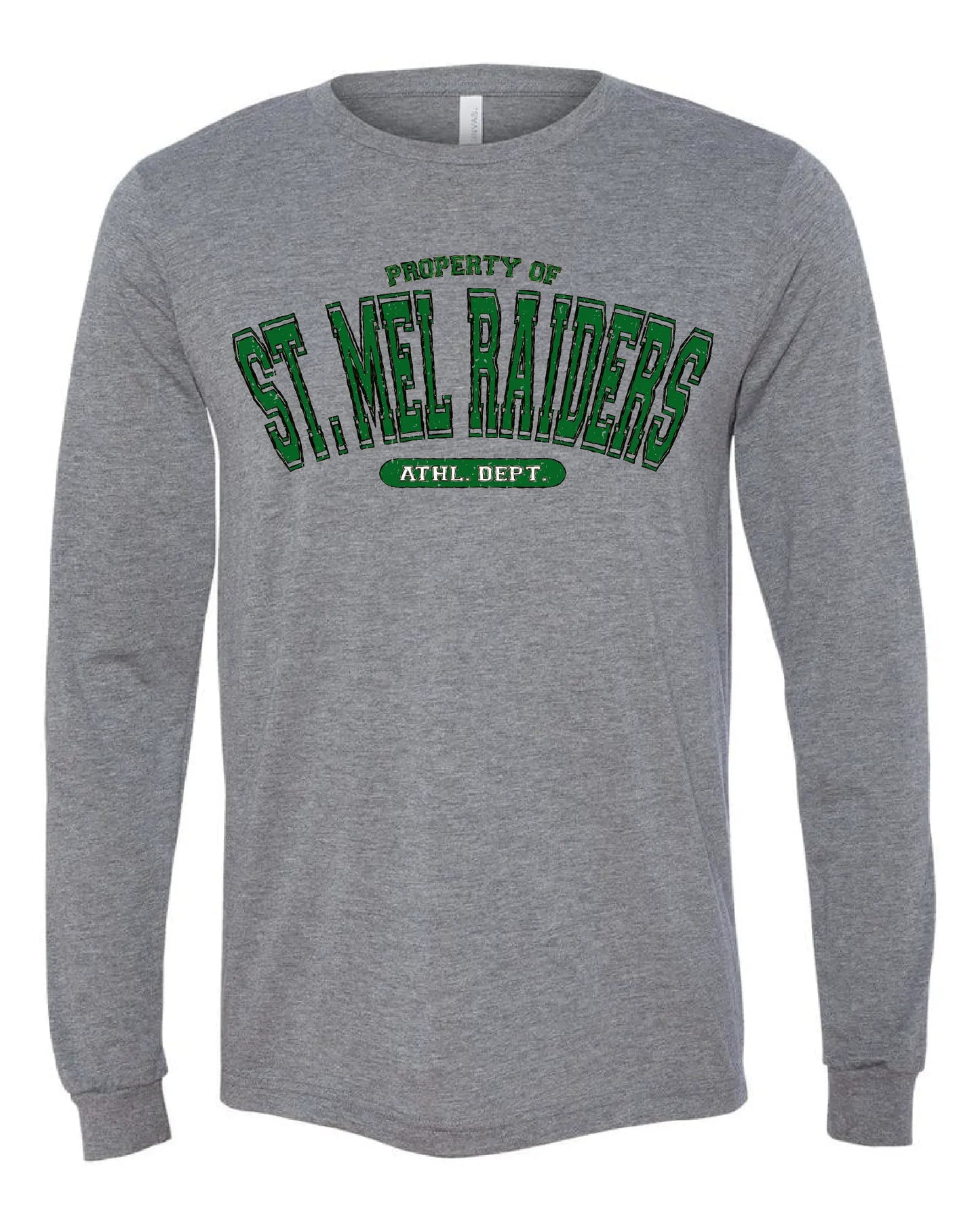 Property of "St. Mel's" Design on Gray - Only in Clev