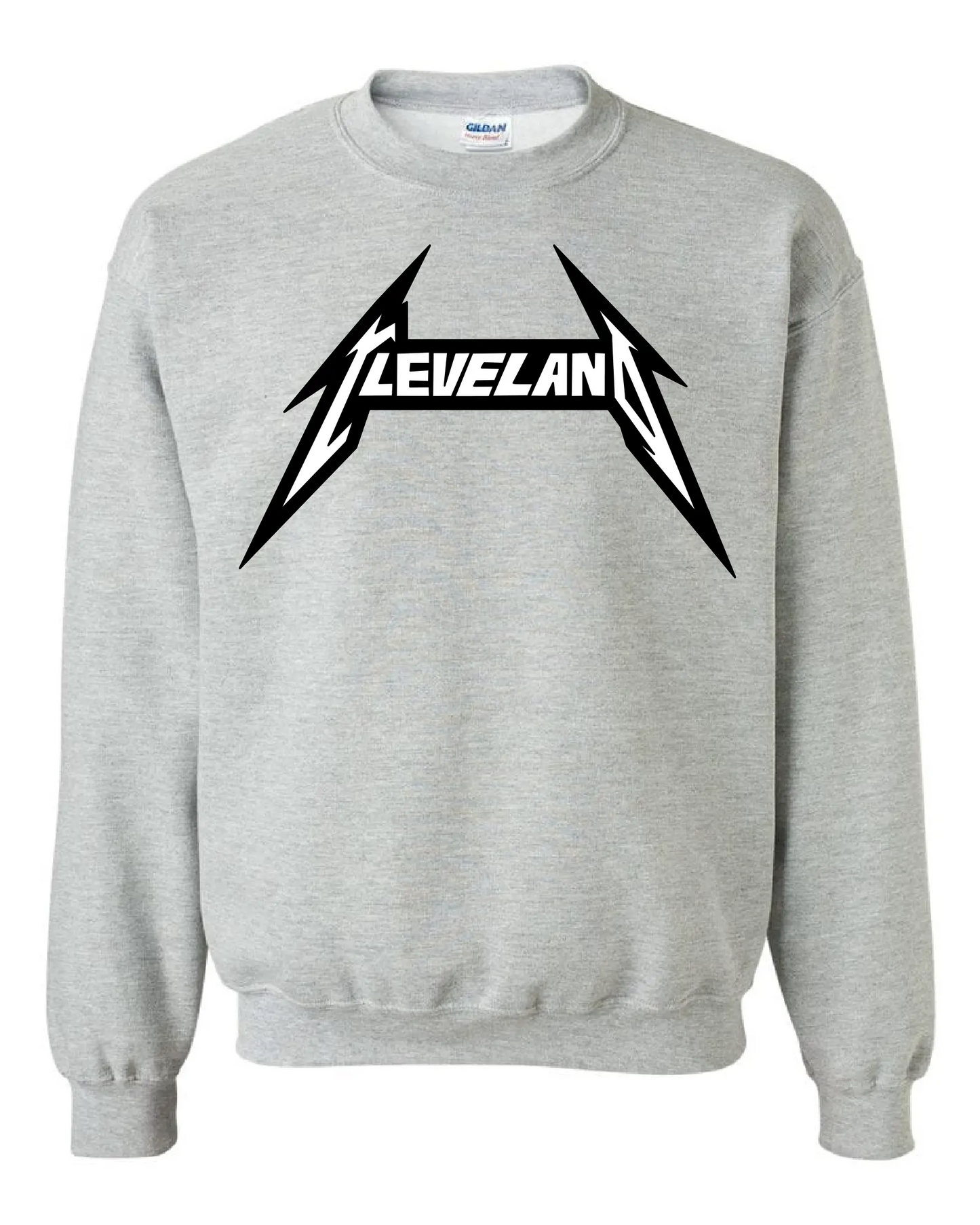 "Cleveland Metal Design" on Grey - Only in Clev