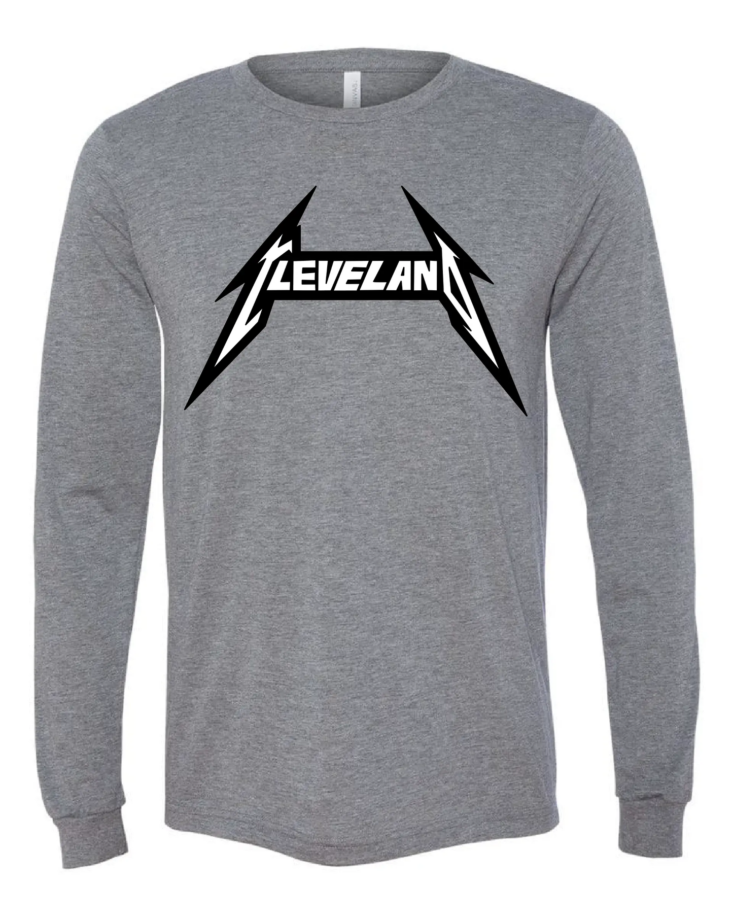 "Cleveland Metal Design" on Grey - Only in Clev