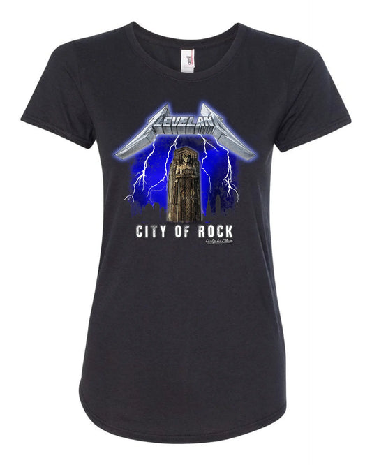 "Metallic Guardian" Design on Black - Only in Clev