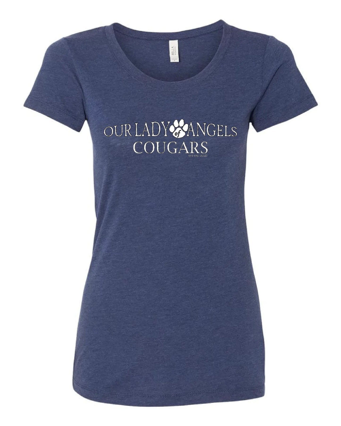 "Our Lady of Angels Cougars" Design on Gray - Only in Clev