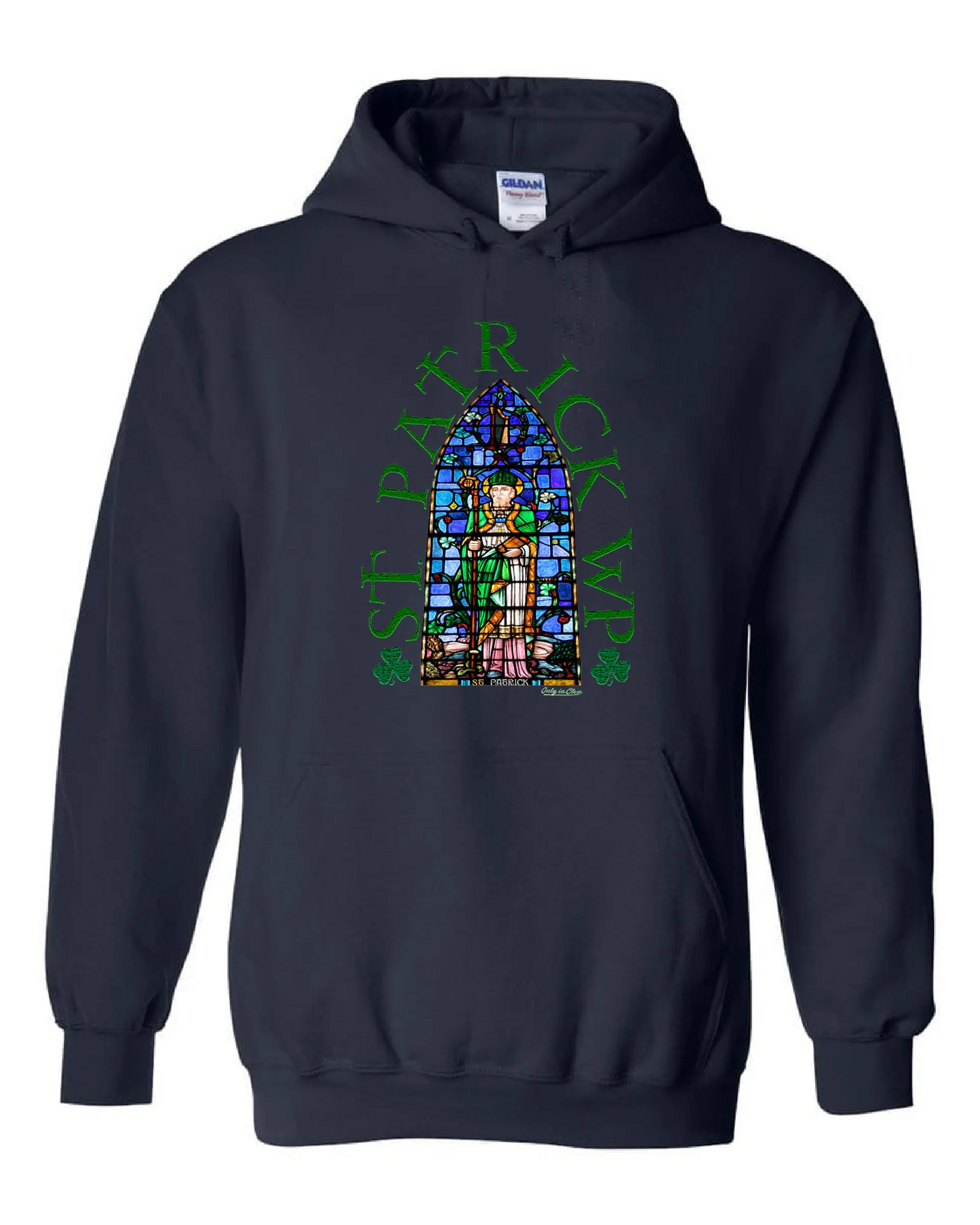 St Patrick WP" Irish Design on Navy - Only in Clev