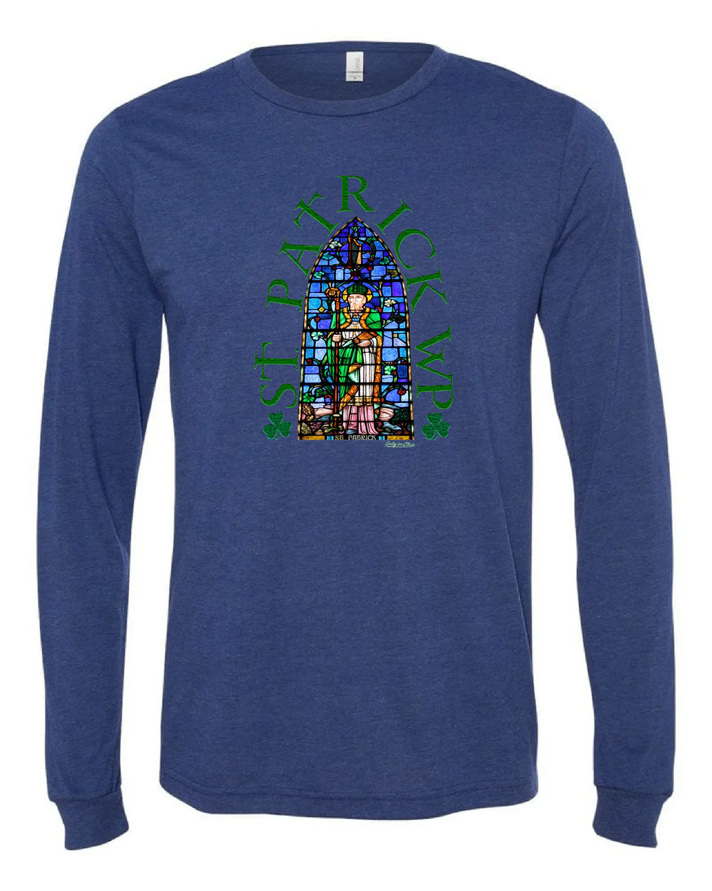 St Patrick WP" Irish Design on Navy - Only in Clev