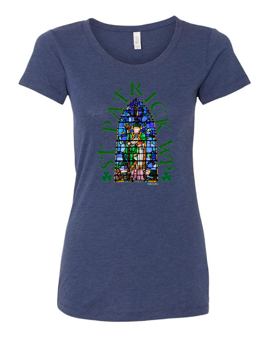 St Patrick WP" Irish Design on Navy - Only in Clev