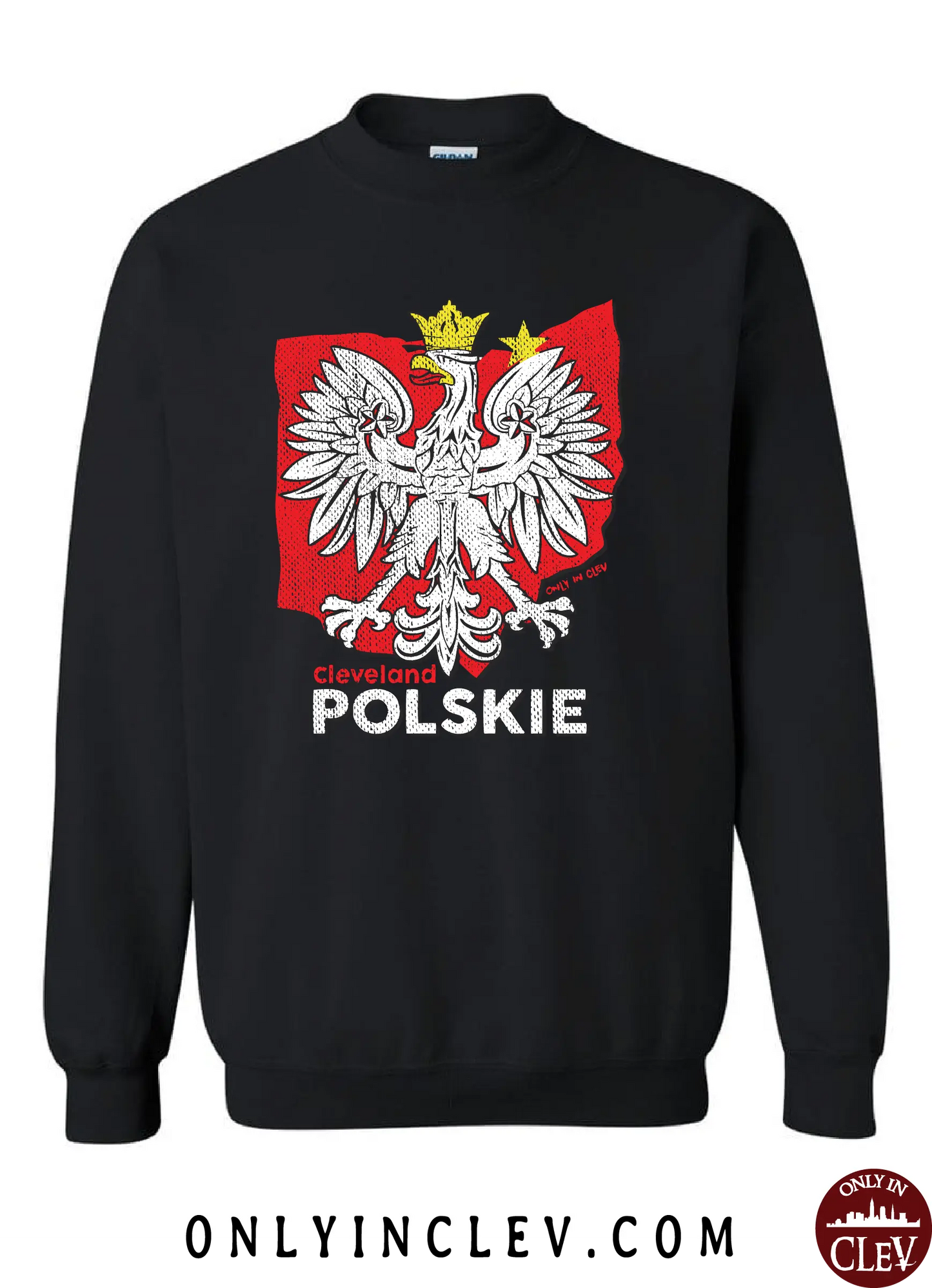 "Polskie" Design on Black - Only in Clev