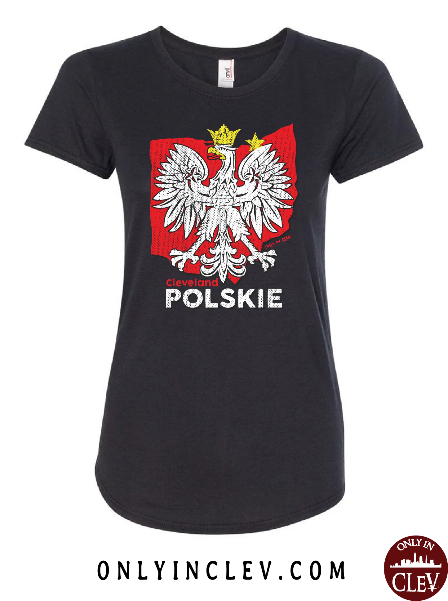 "Polskie" Design on Black - Only in Clev