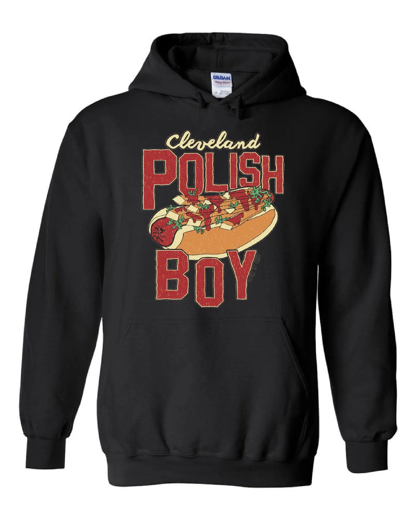 "Cleveland Polish Boy" on Black - Only in Clev 3XL-Hoodies