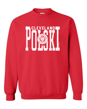 "Polski Eat Drink & Be Polish" Design on Red