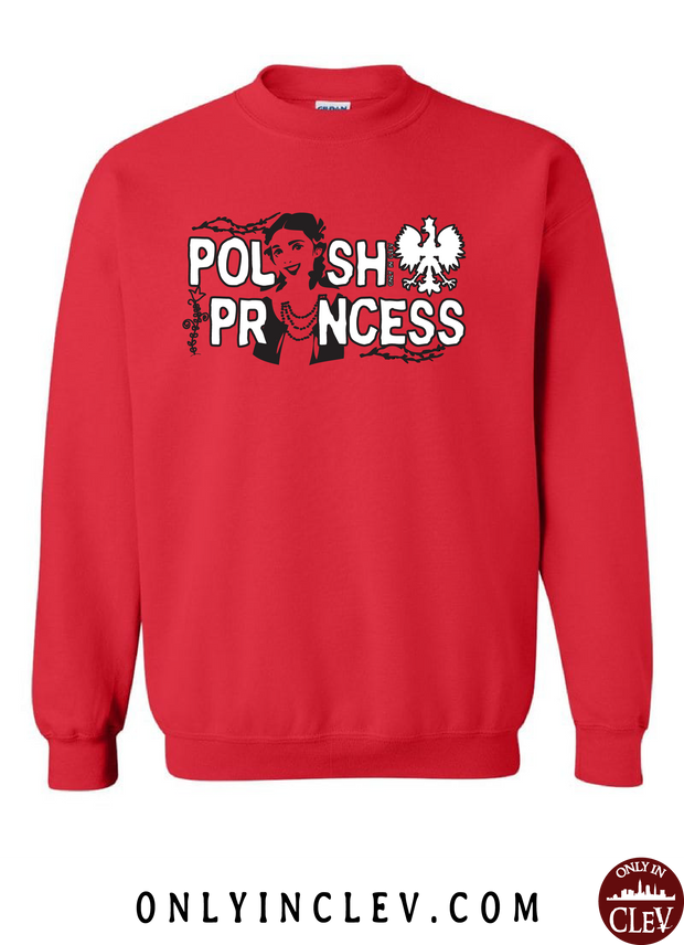 "Polish Princess" Design on Red - Only in Clev