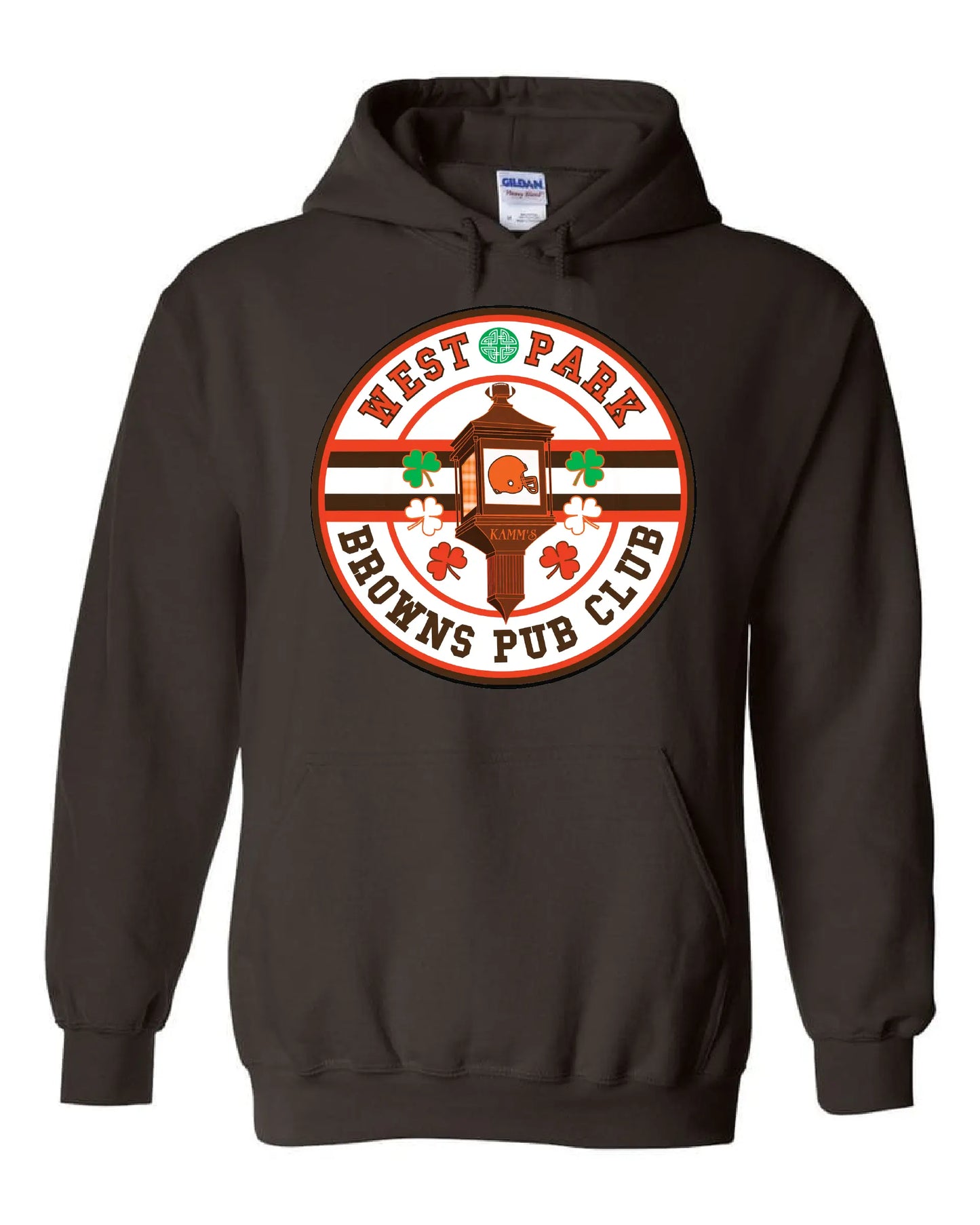 West Park Browns Pub Club - Only in Clev 3XL-Brown-Hoodie