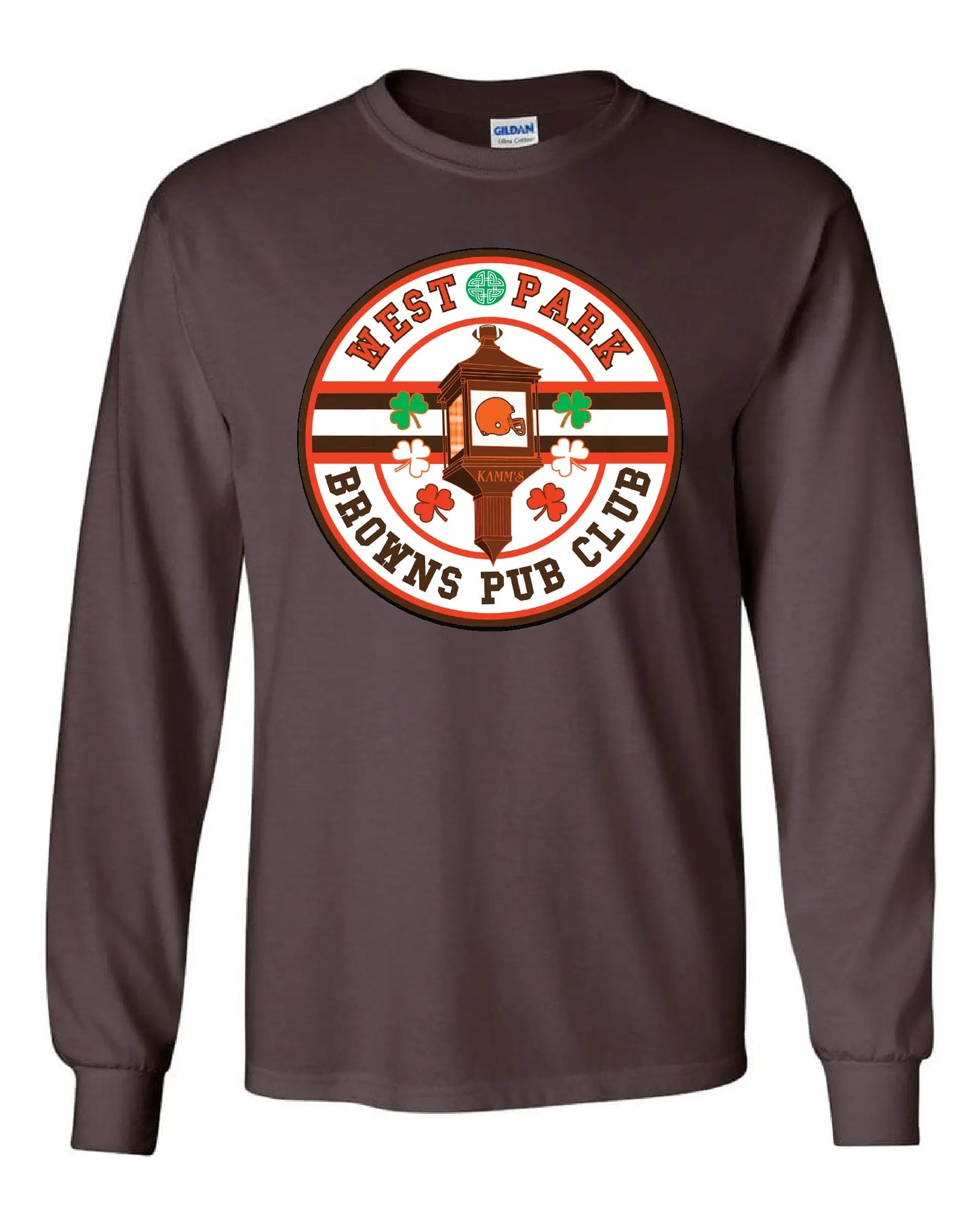 West Park Browns Pub Club - Only in Clev 3XL-Brown-Long-Sleeve