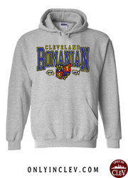 "Cleveland Romanian" Design on Gray - Only in Clev