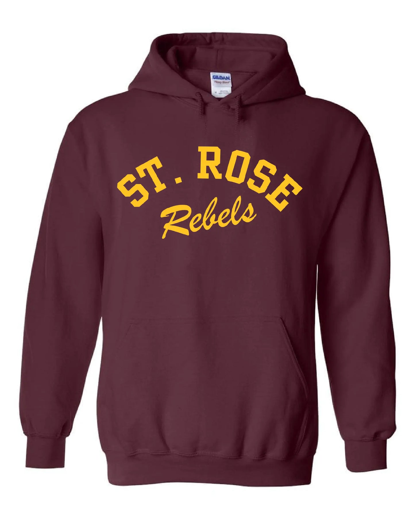 "St. Rose Rebels Design" on Maroon - Only in Clev