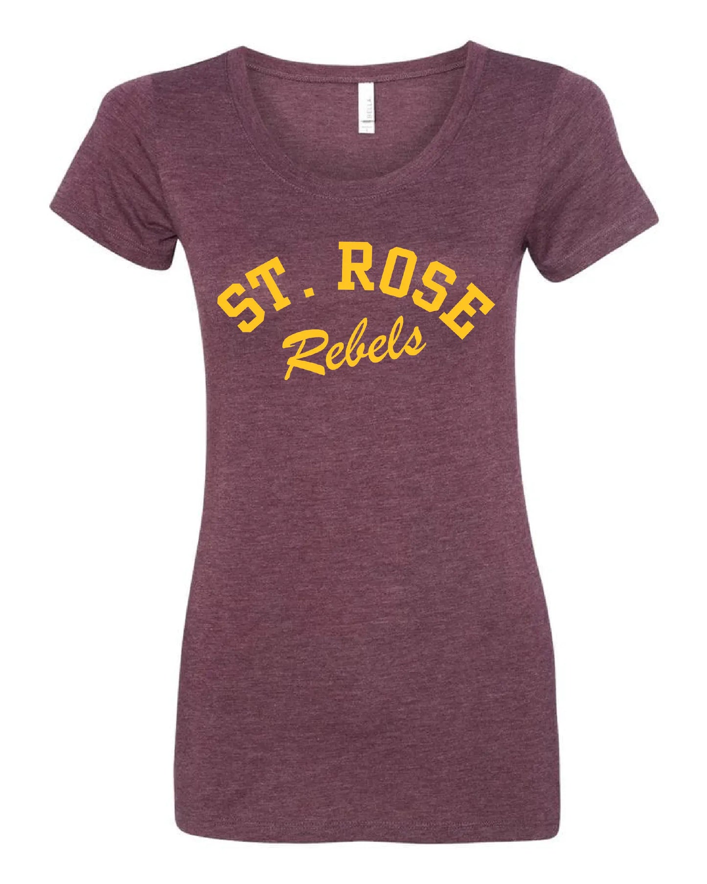 "St. Rose Rebels Design" on Maroon - Only in Clev