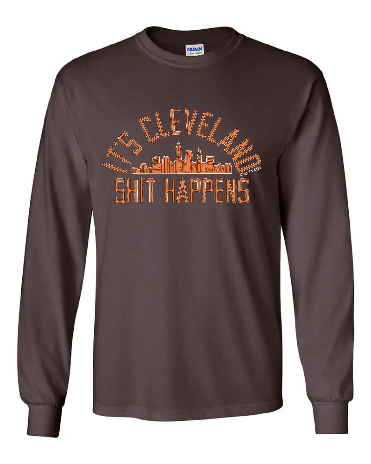 It's Cleveland "Shit Happens" on Brown - Only in Clev