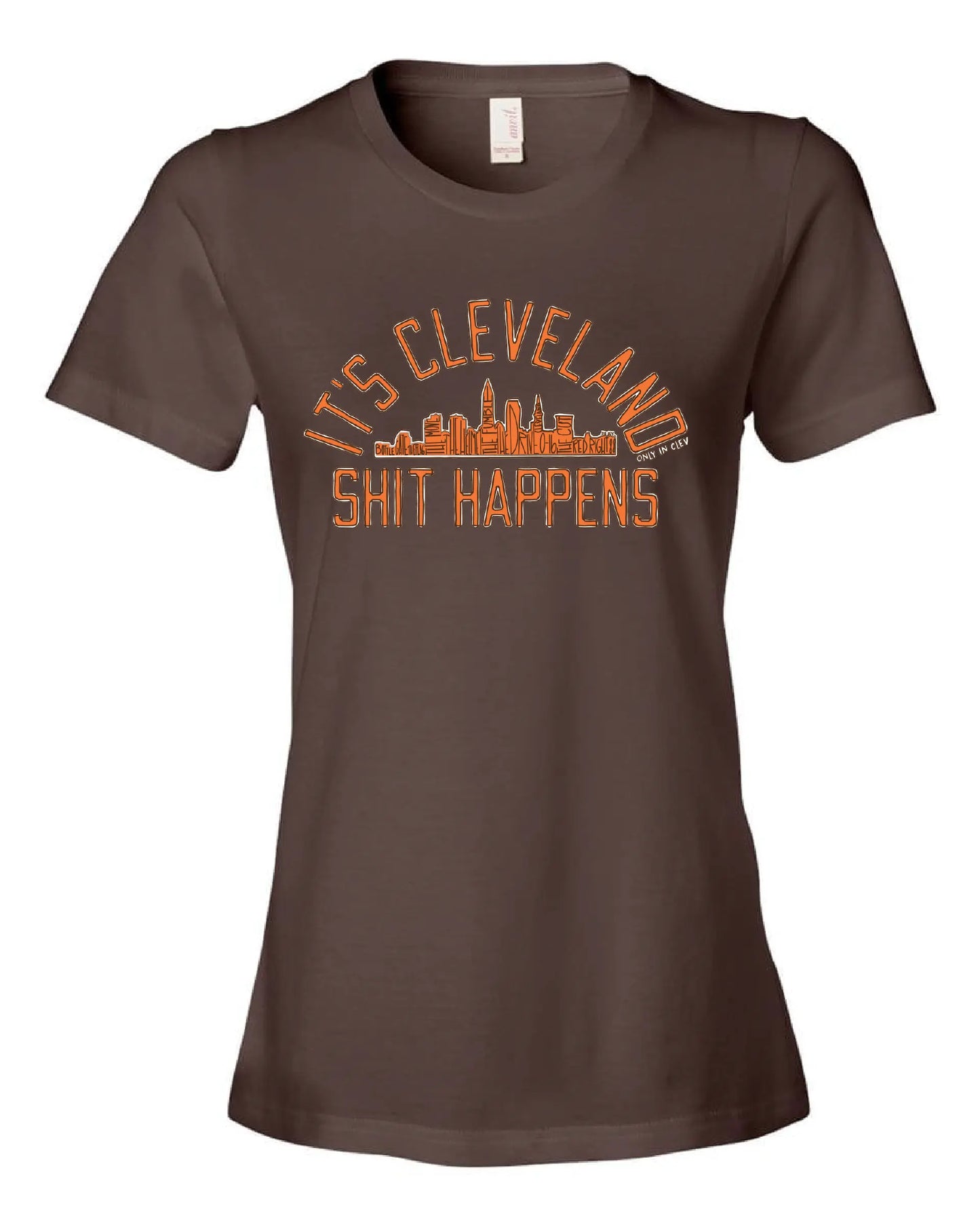 It's Cleveland "Shit Happens" on Brown - Only in Clev