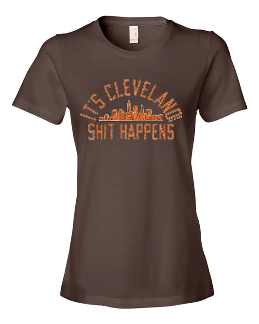It's Cleveland "Shit Happens" on Brown - Only in Clev