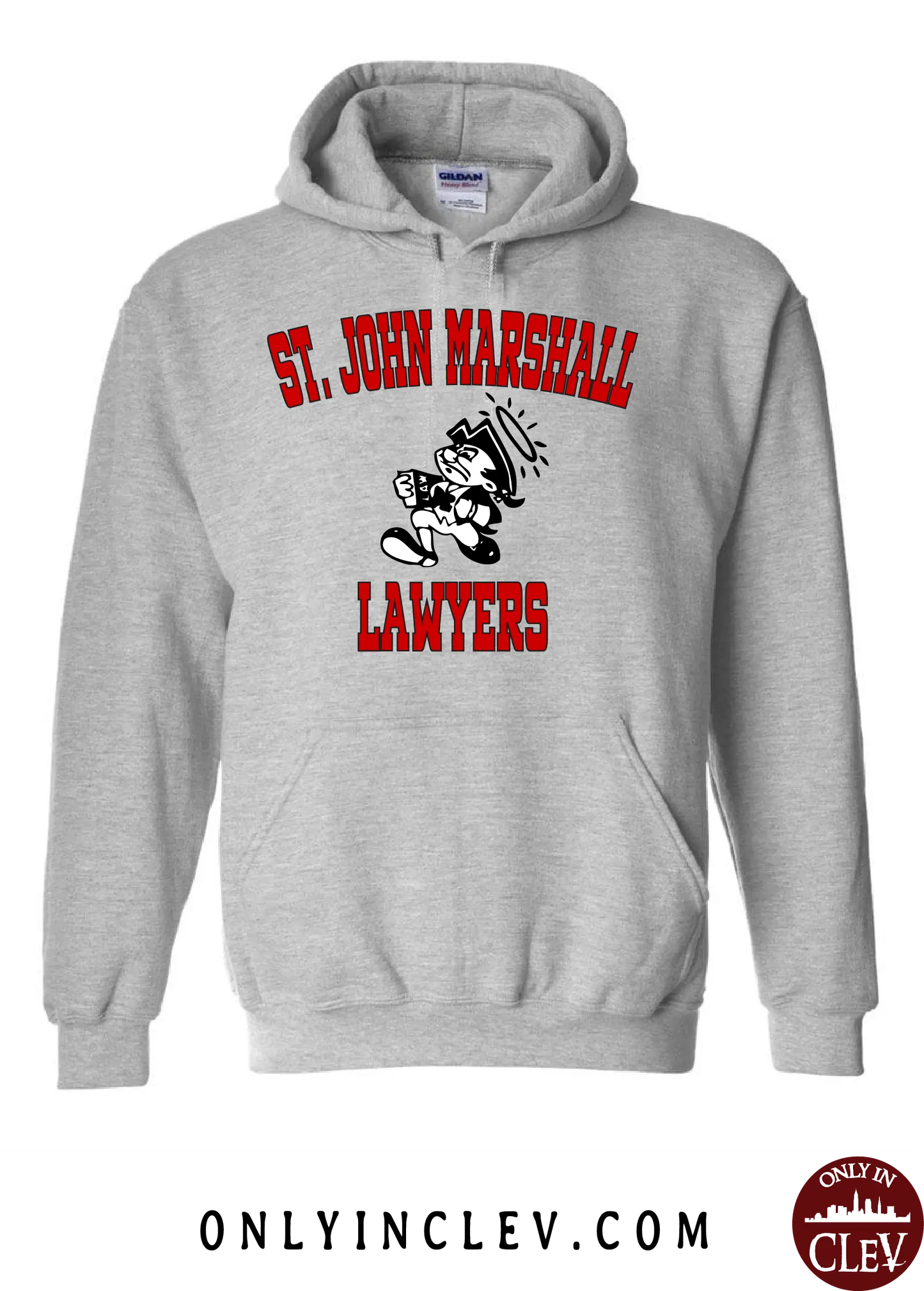 "St. John Marshall" Design on Gray - Only in Clev
