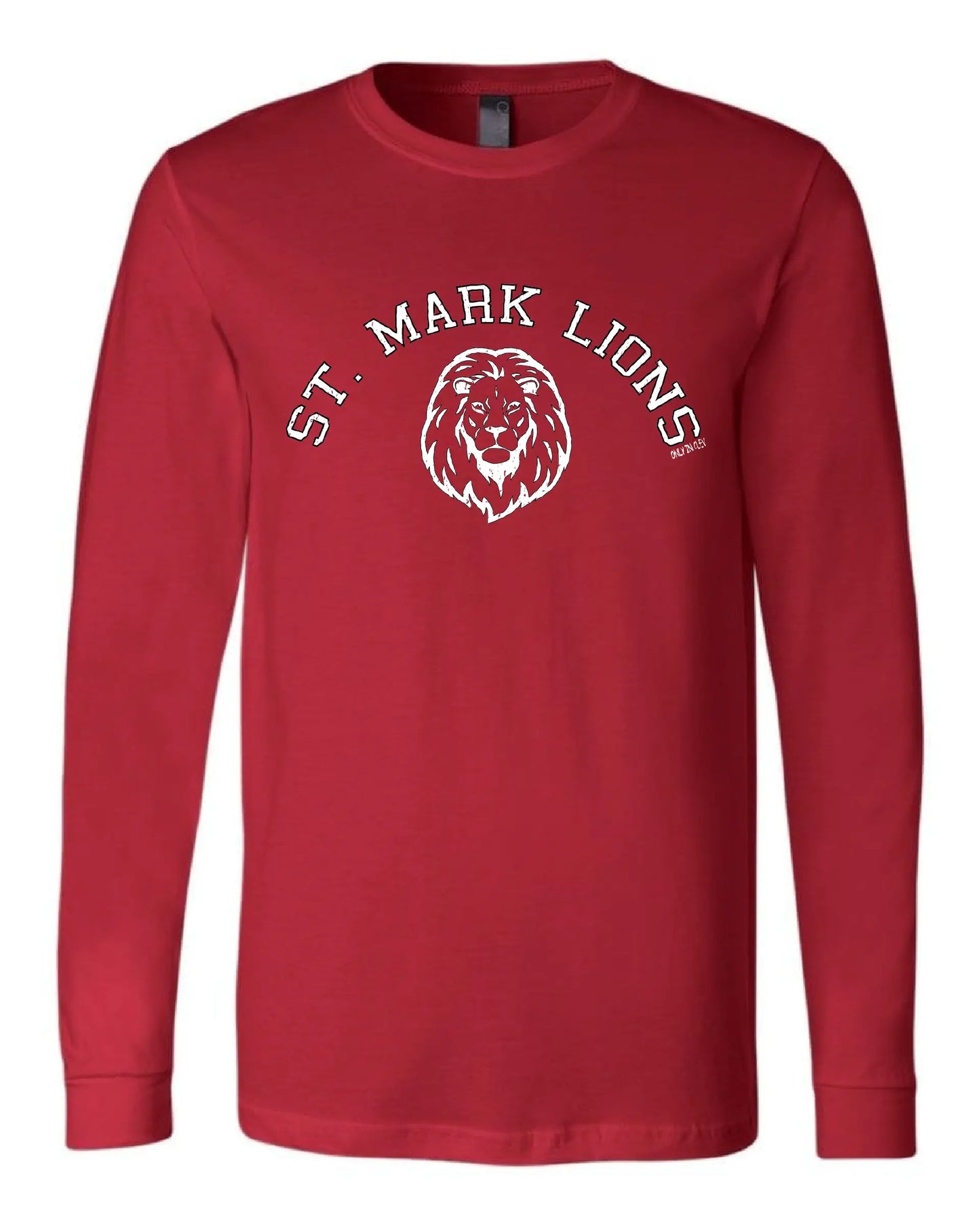 "St. Mark Lions" Design on Red - Only in Clev