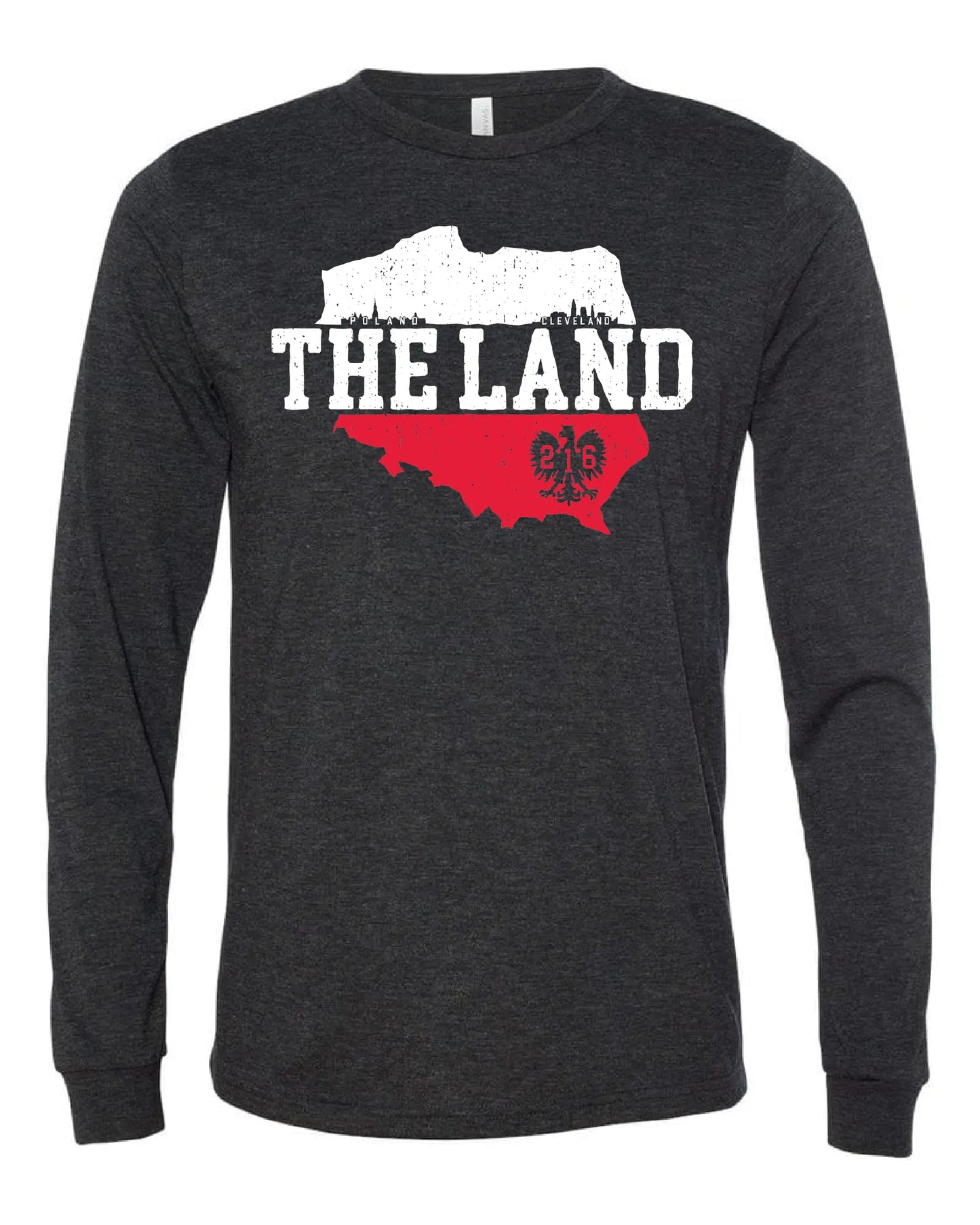 "The Land - Poland & Cleveland" Design on Black - Only in Clev
