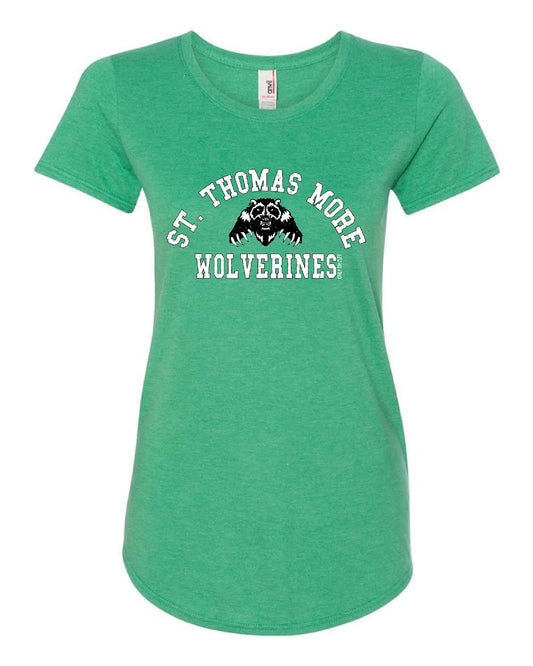 "St. Thomas More Wolverines" Design on Gray - Only in Clev