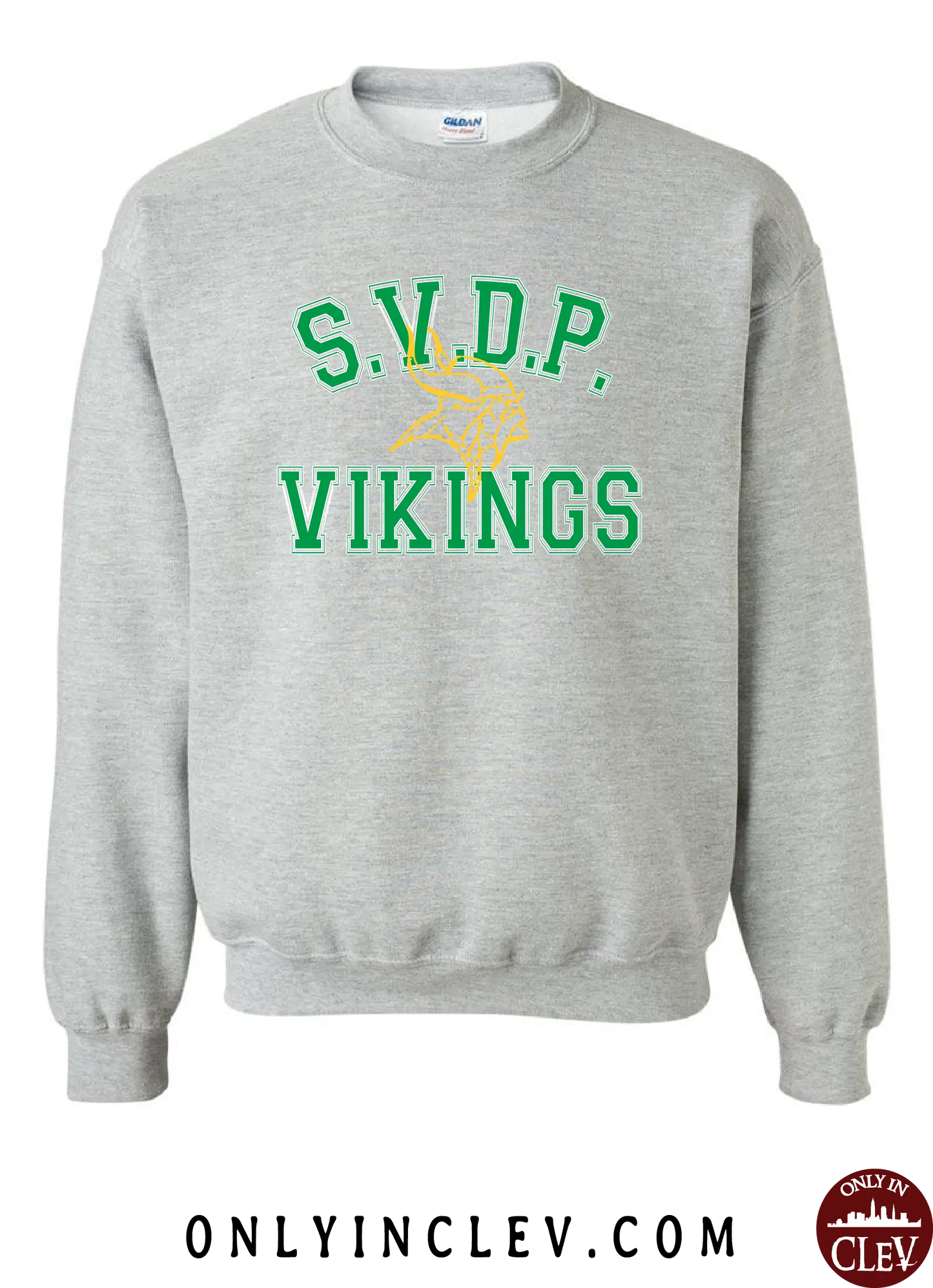 "St. Vincent De Paul" Design on Gray - Only in Clev
