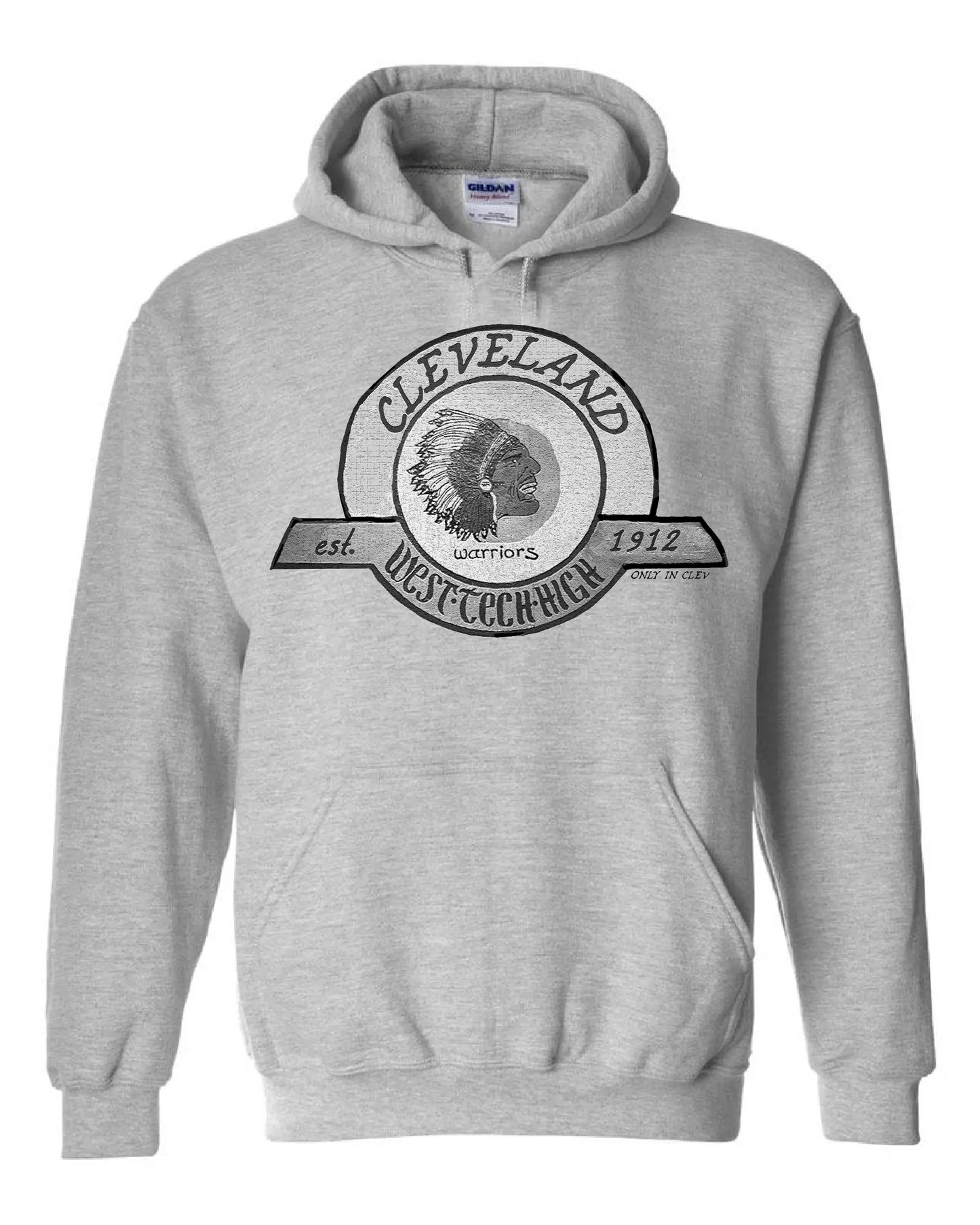 "West Tech Vintage" Design on Grey - Only in Clev