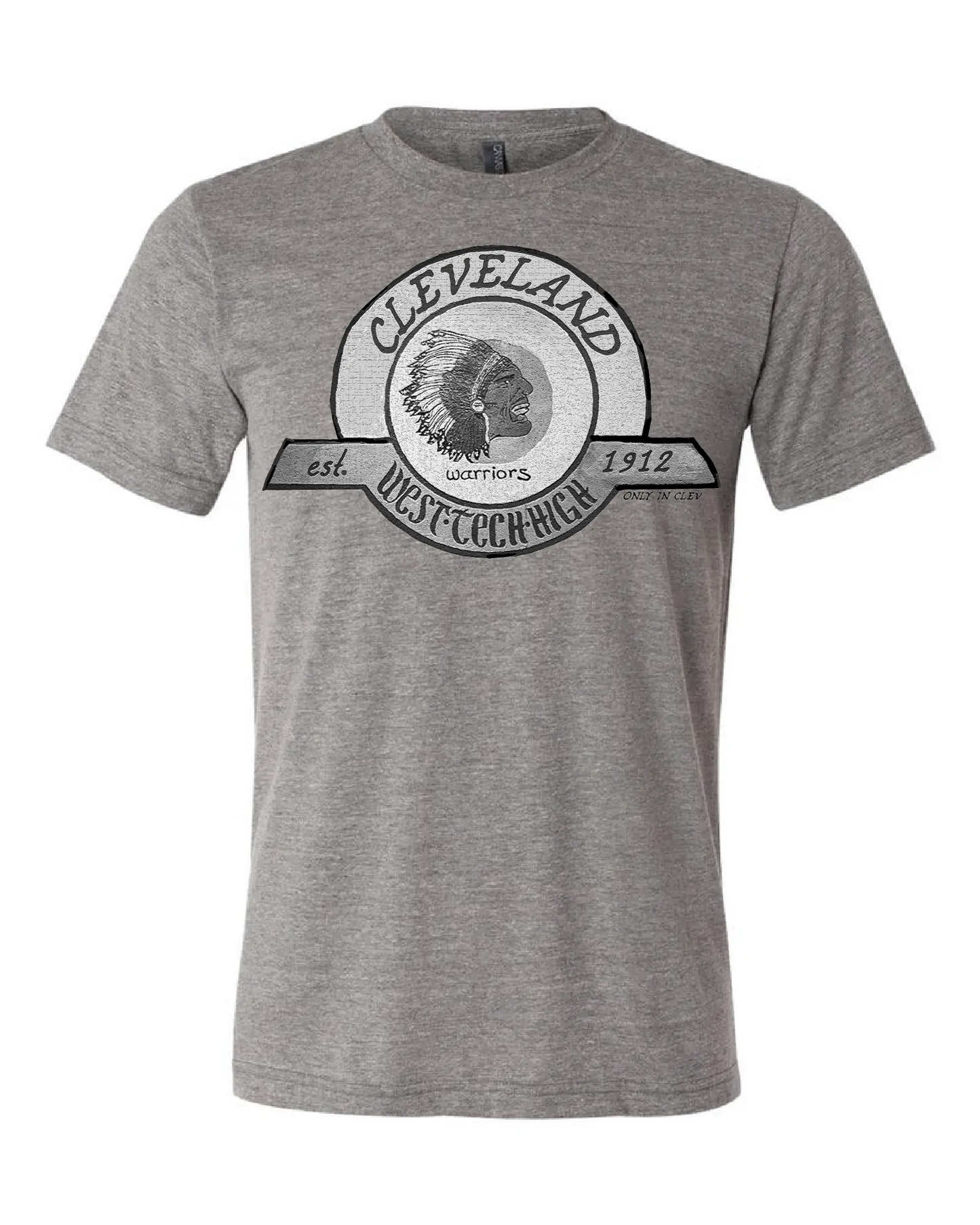 "West Tech Vintage" Design on Grey - Only in Clev