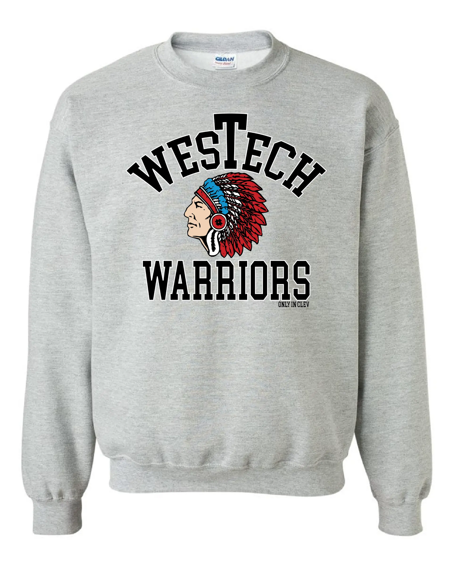 "West Tech Warriors" Design on Grey - Only in Clev