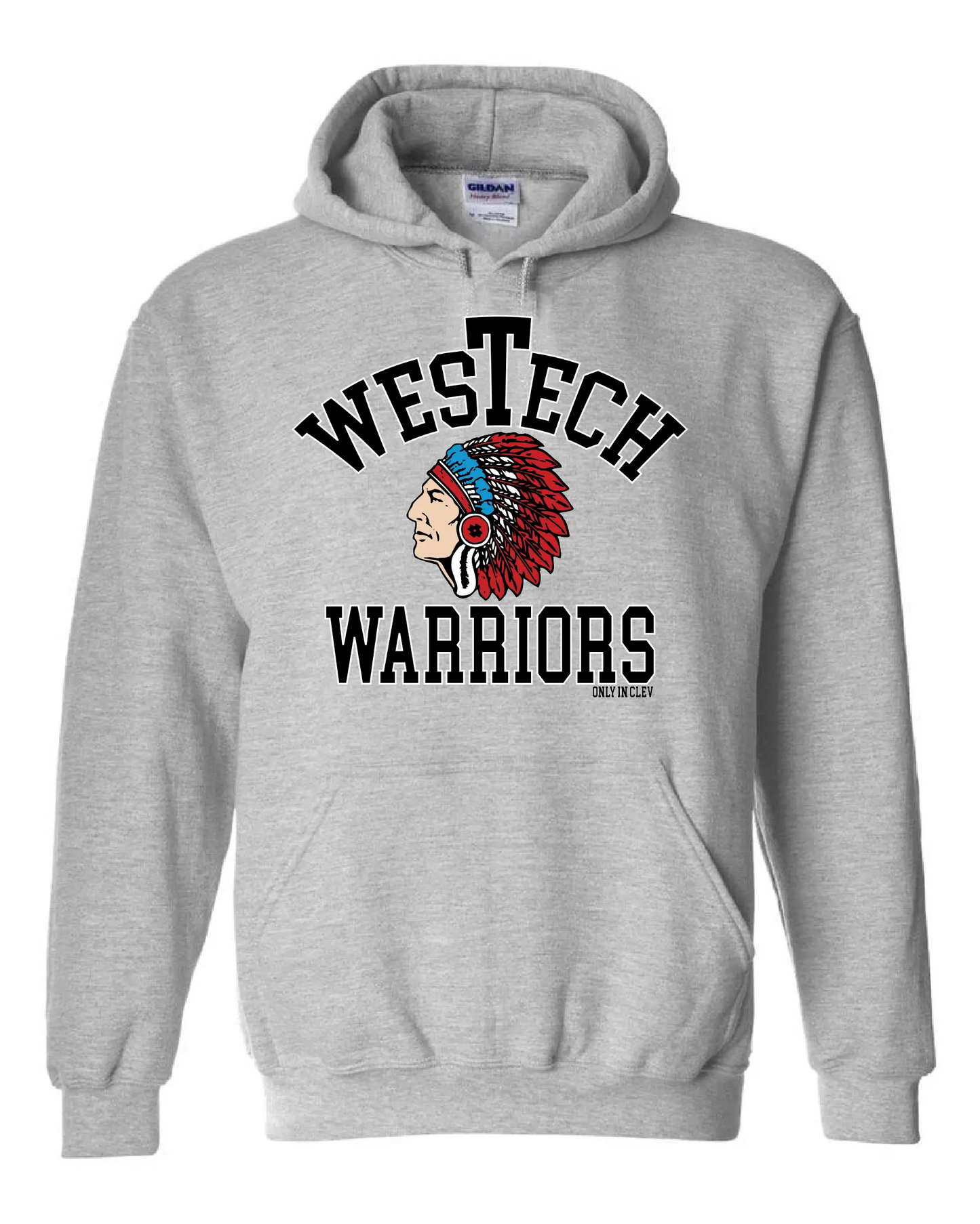 "West Tech Warriors" Design on Grey - Only in Clev