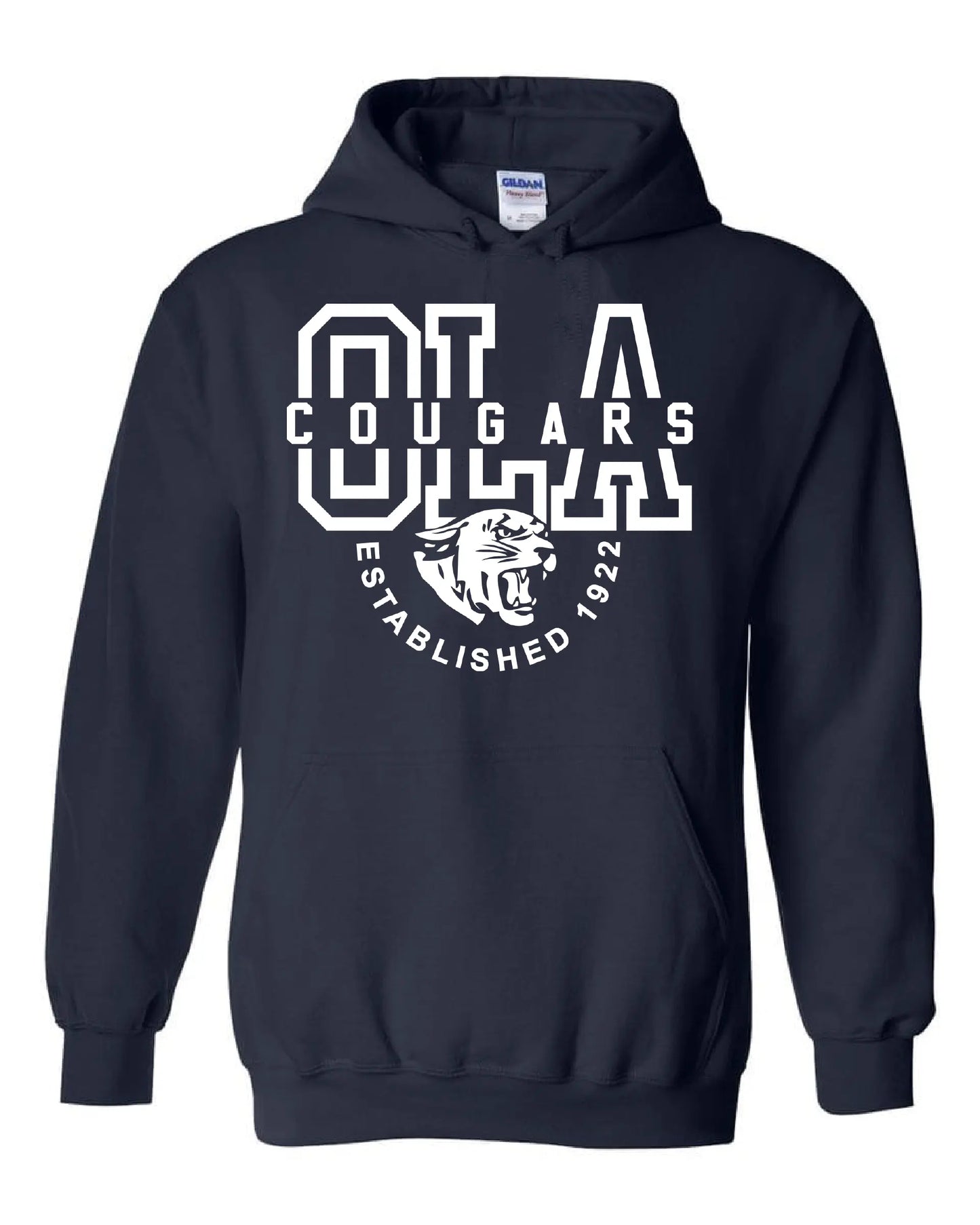 "Our Lady of Angels" Design on Navy - Only in Clev