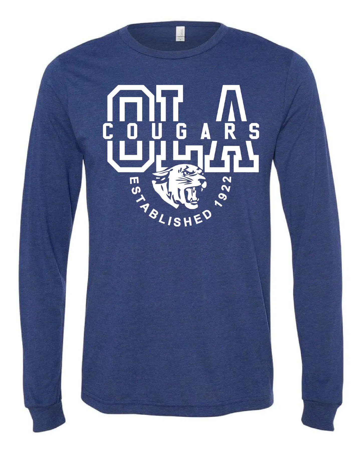 "Our Lady of Angels" Design on Navy - Only in Clev