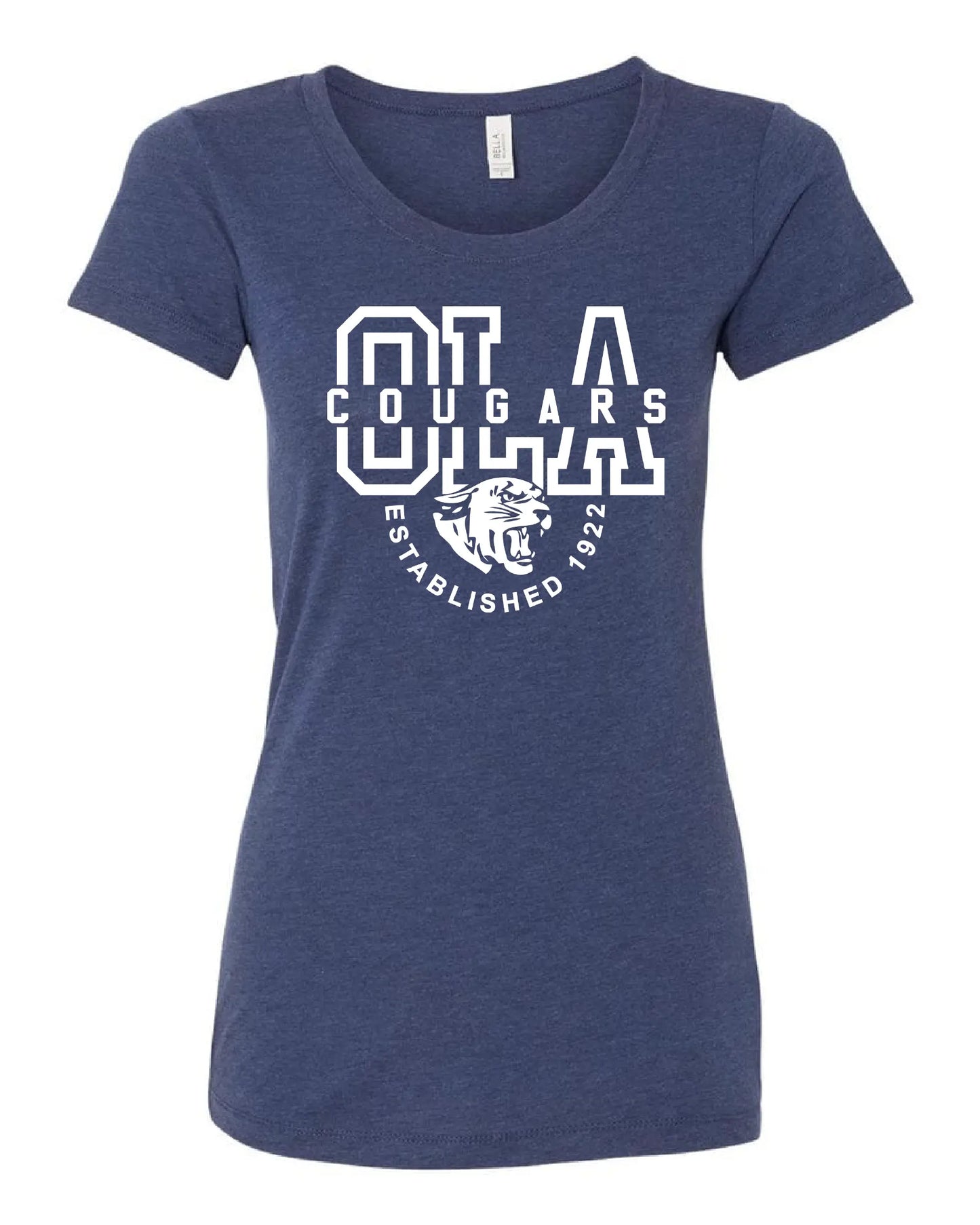 "Our Lady of Angels" Design on Navy - Only in Clev