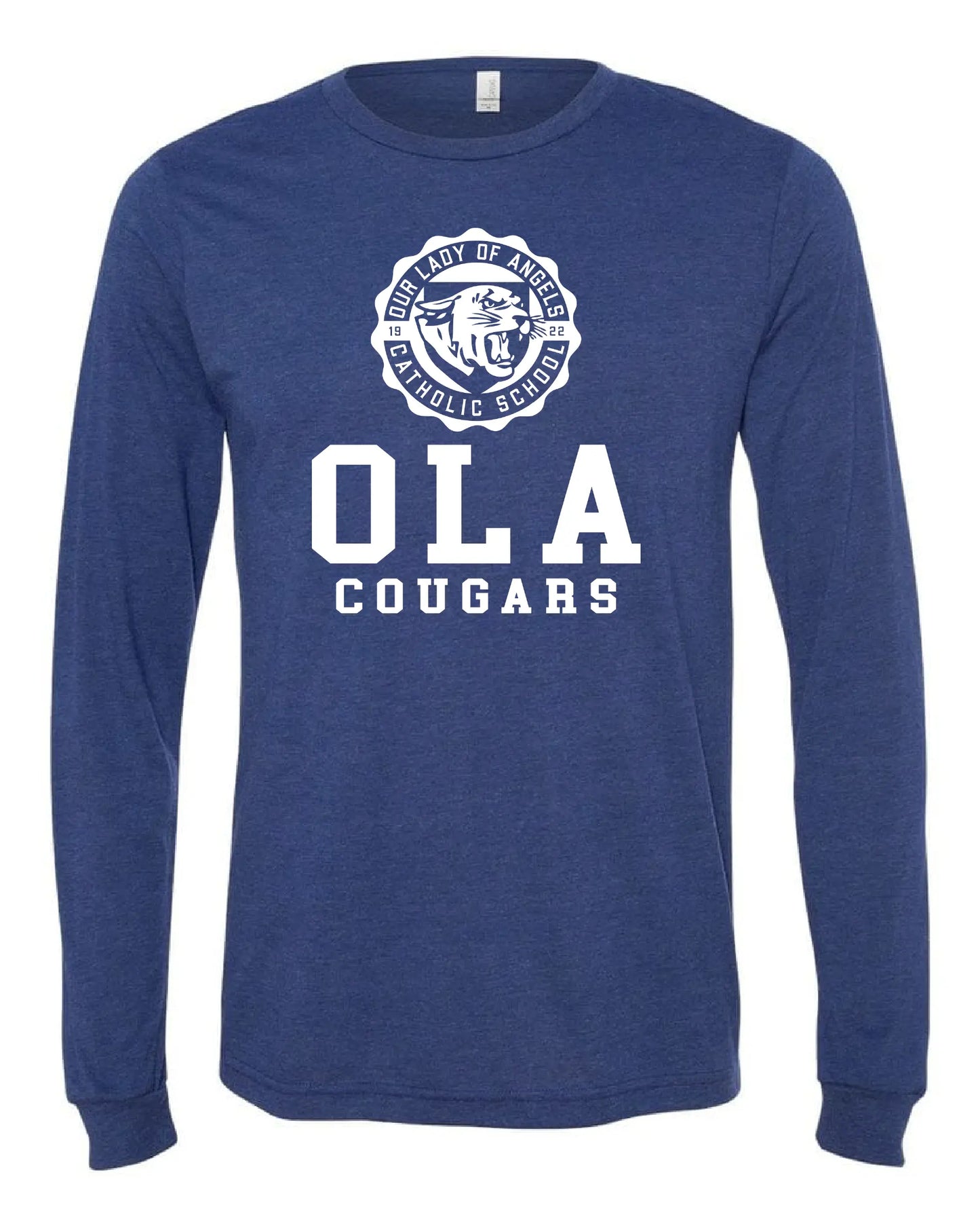 "Our Lady of Angels Crest" Design on Navy - Only in Clev