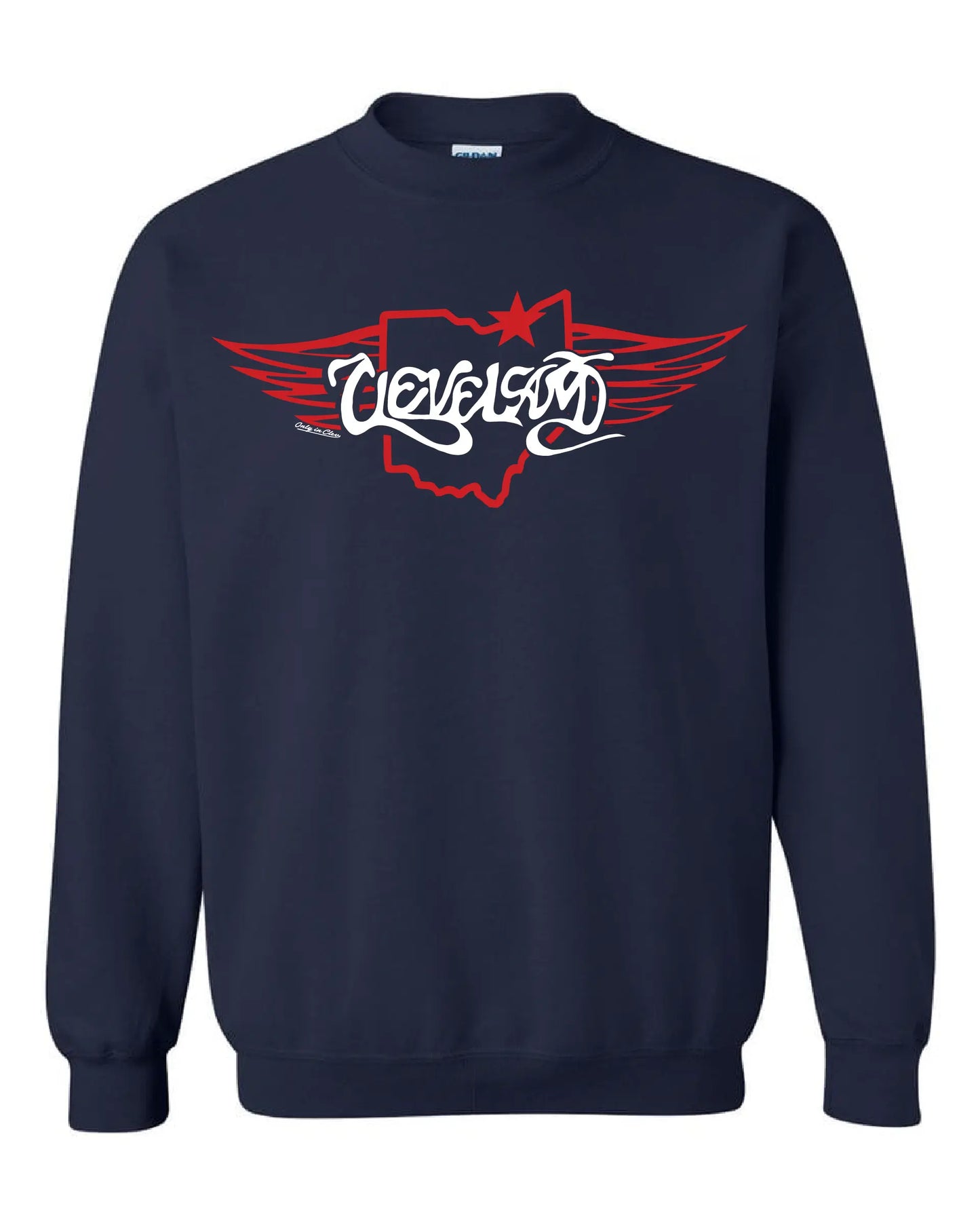 "Cleveland Guardian State" Design on Navy - Only in Clev