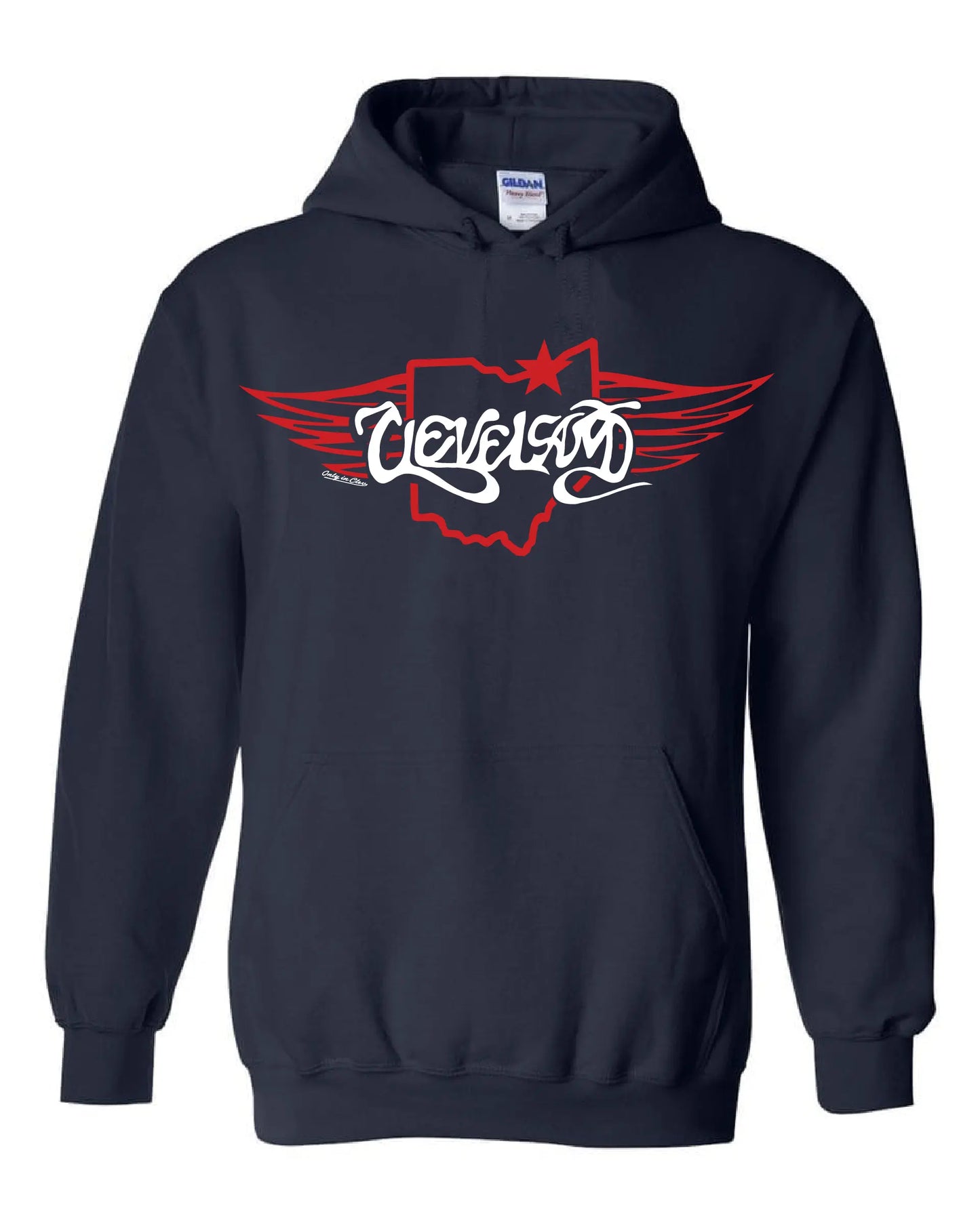 "Cleveland Guardian State" Design on Navy - Only in Clev