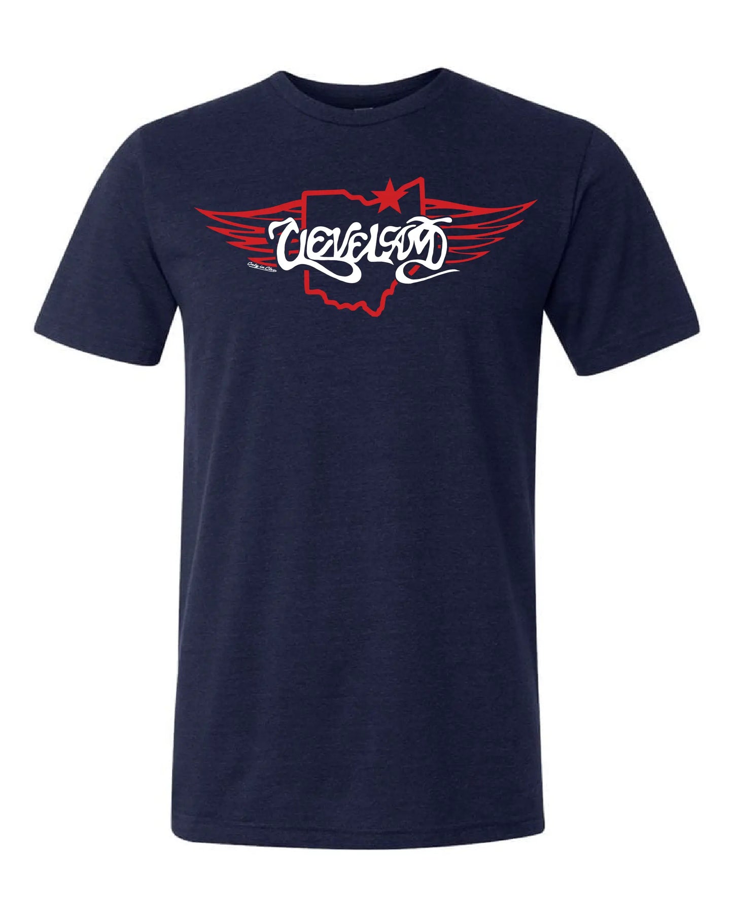 "Cleveland Guardian State" Design on Navy - Only in Clev
