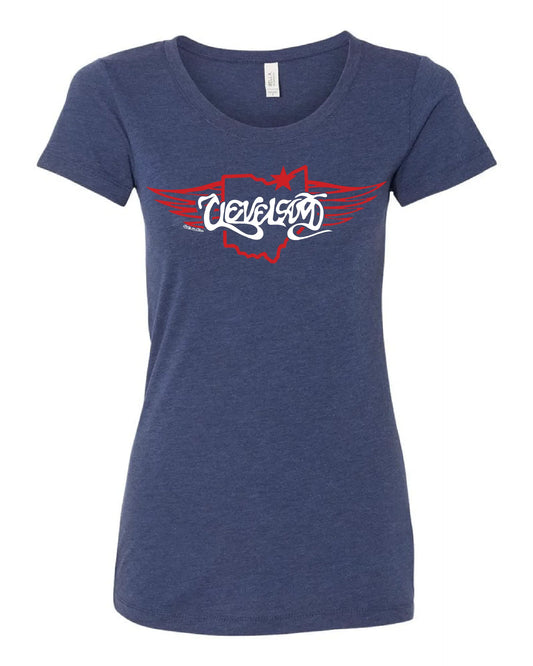 "Cleveland Guardian State" Design on Navy - Only in Clev