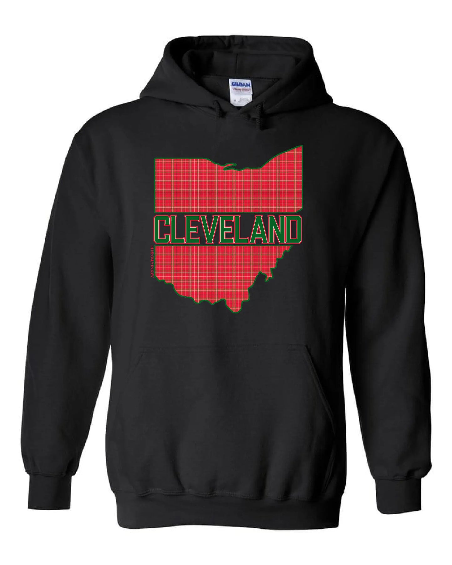 "Cleveland Holiday State" on Black - Only in Clev 3XL-Hoodies