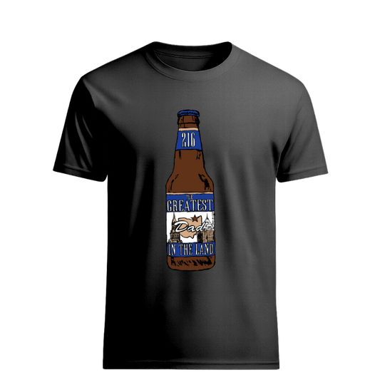 Greatest Dad in the Land Beer Bottle Only in Clev
