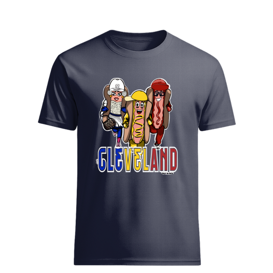 Cleveland Baseball Ketchup Mustard Onion Dog/Design Only in Clev