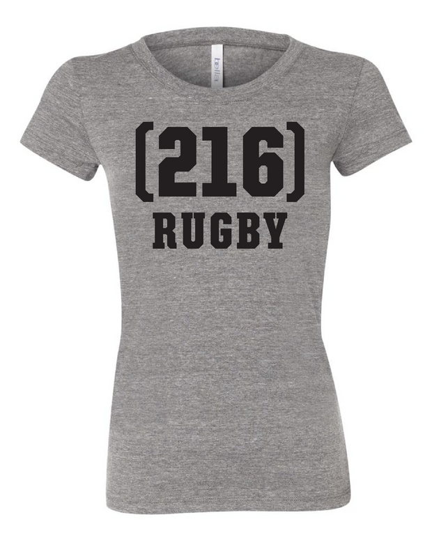 Cleveland Rugby 216 design on Gray