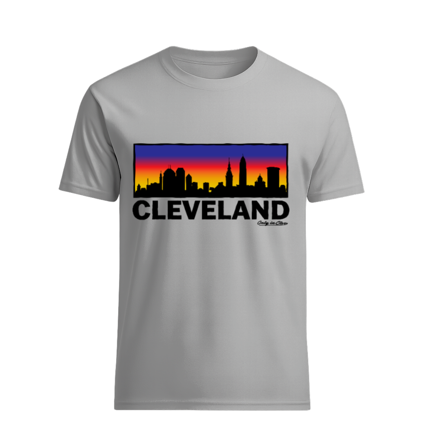 Colorful Skyline on Grey Only in Clev