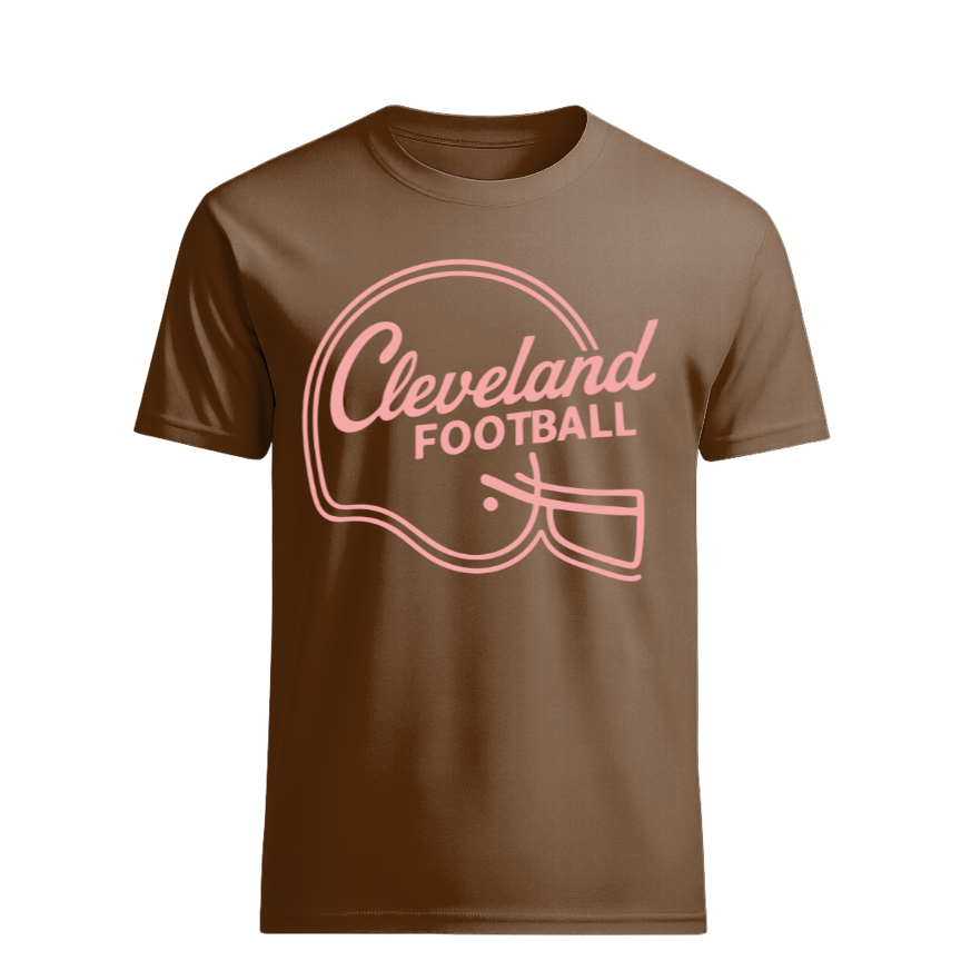 Cleveland Football Helmet (Pink) Only in Clev