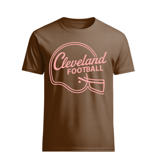 Cleveland Football Helmet (Pink) Only in Clev