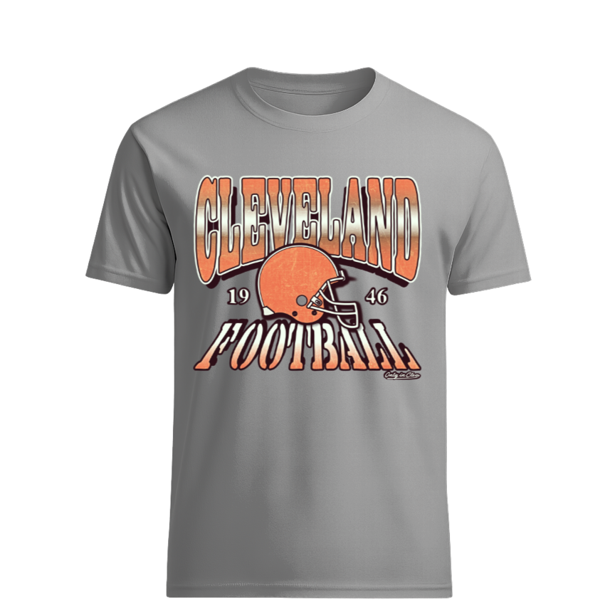 Cleveland Football Old School Design Only in Clev