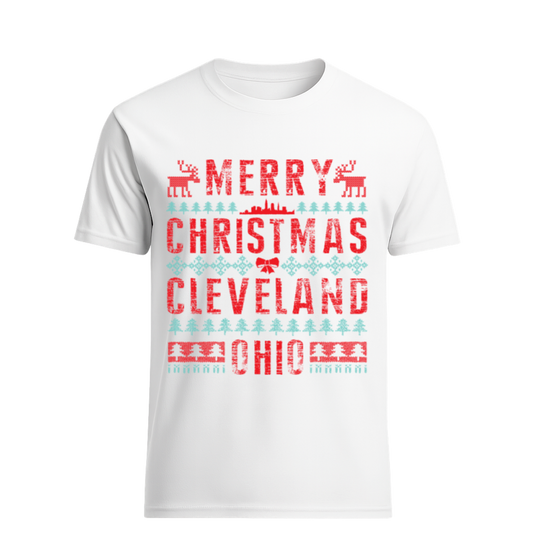 Cleveland Christmas Sweater Design Only in Clev