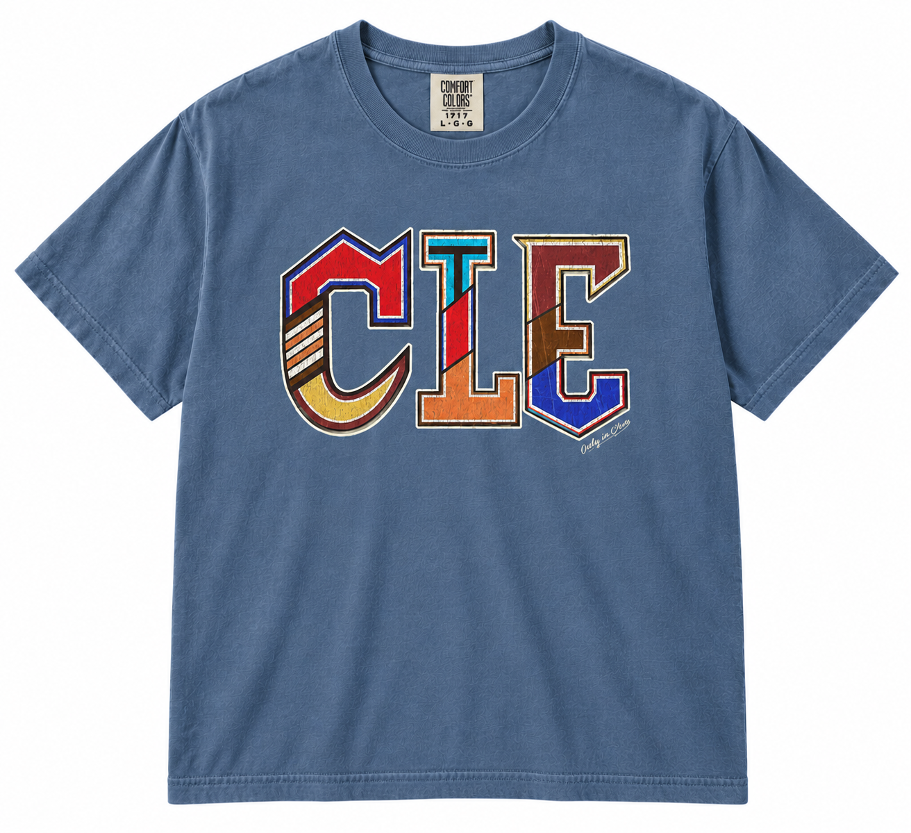 CLE All Sports Typography T-Shirt Only in Clev