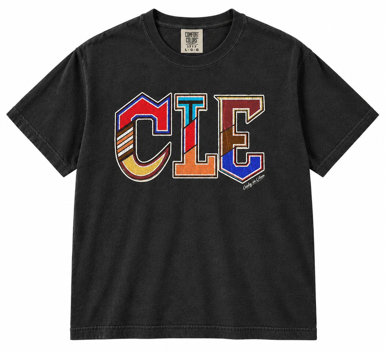 CLE All Sports Typography T-Shirt Only in Clev