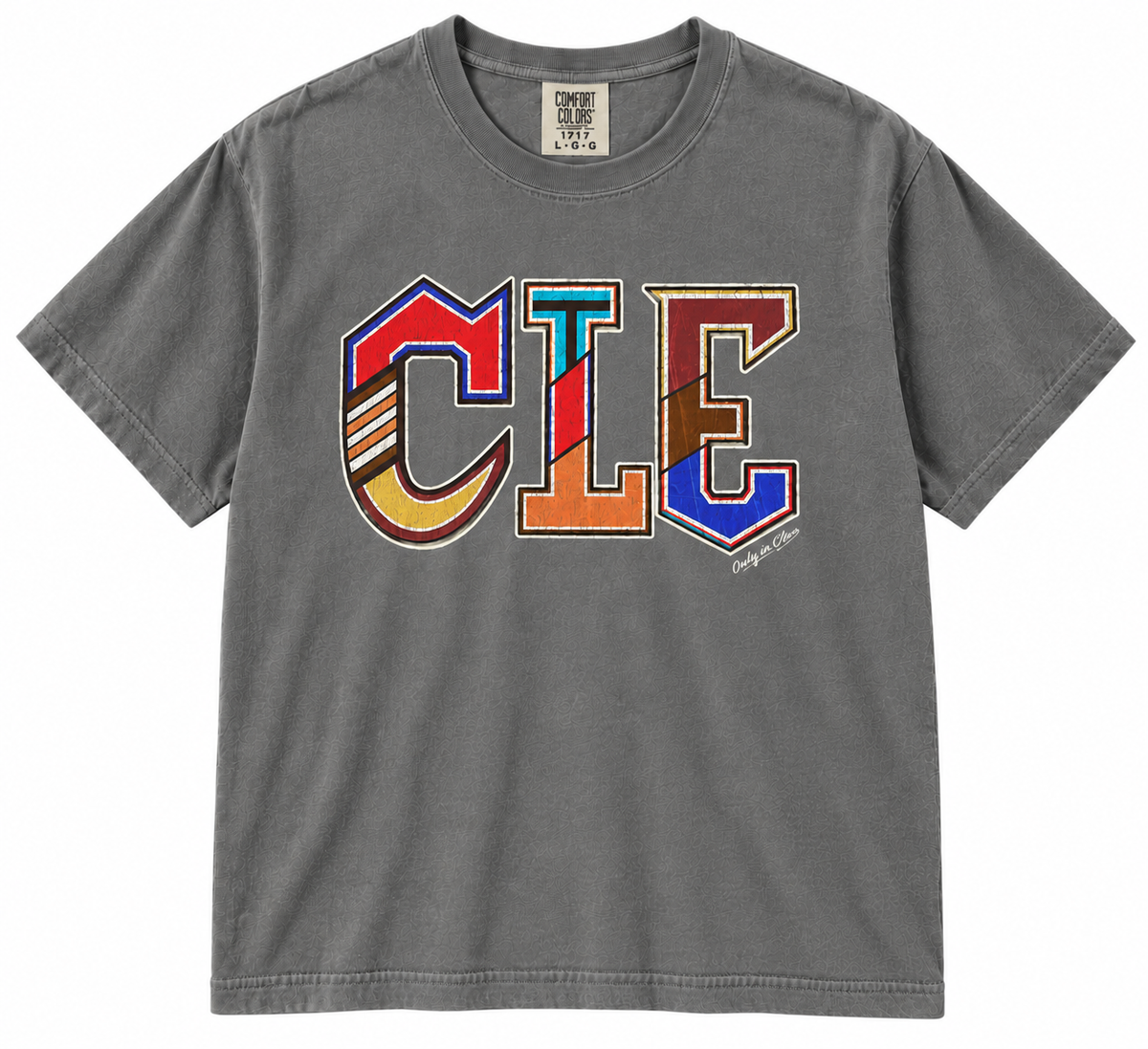 CLE All Sports Typography T-Shirt Only in Clev